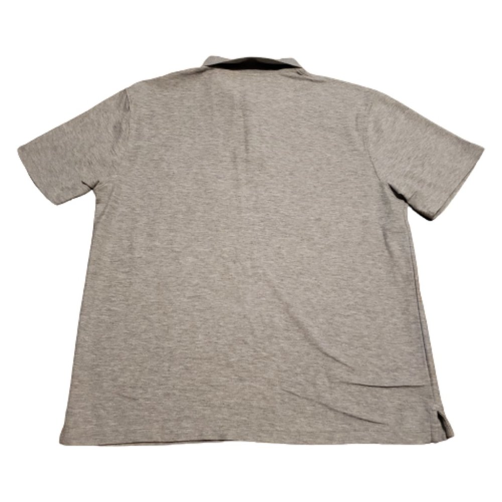 Carhartt Polo Shirt Men's Large L Gray Loose Fit Western Ranchwear Trendy Preppy - Picture 2 of 10